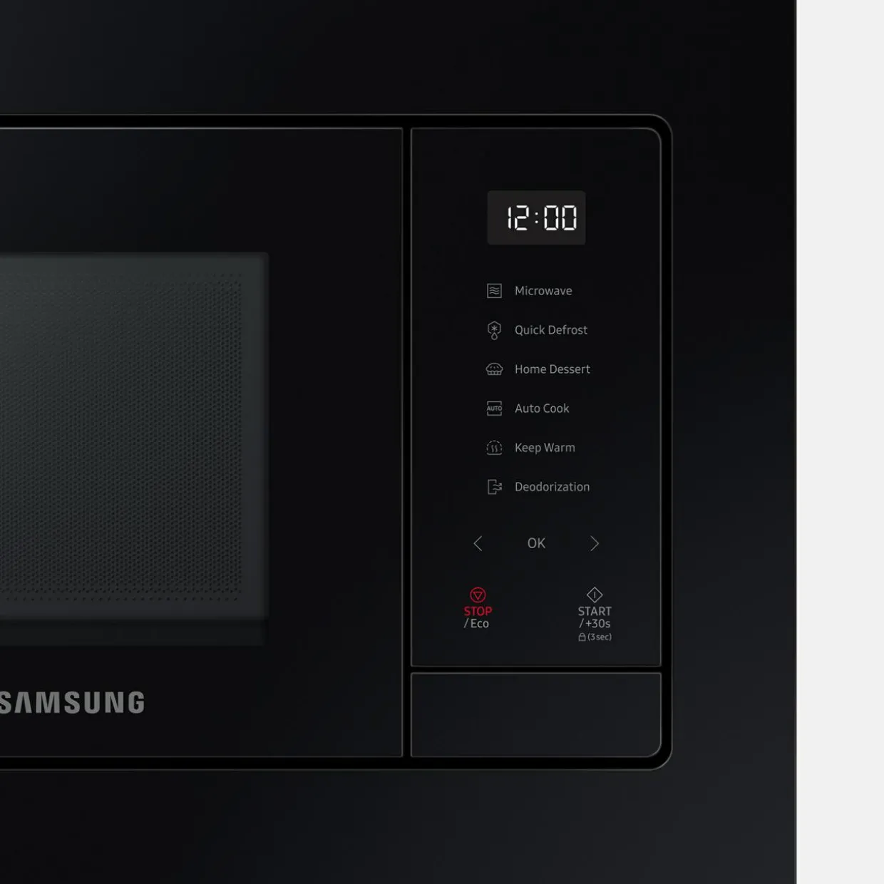 Kuchenka mikrofalowa do zabudowy SAMSUNG MS23A7318GK/E1 czarna