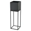 Kwietnik metalowy czarny LORIENTS 67 cm