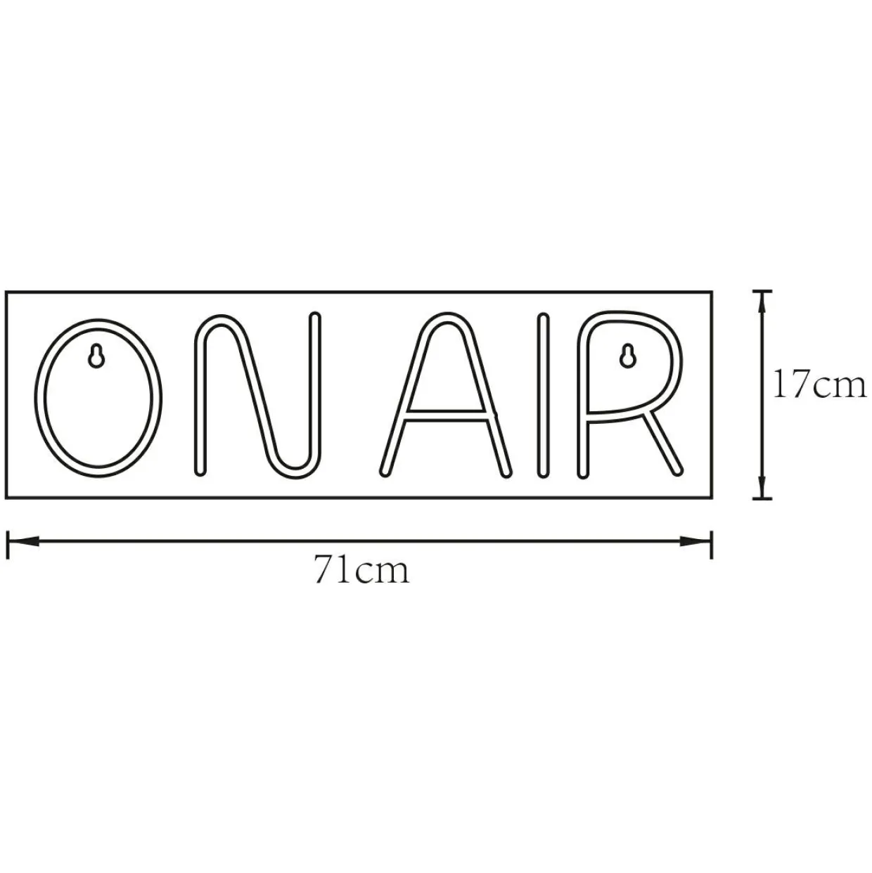 Lampa dekoracyjna LED NEON ON AIR
