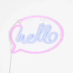 Lampa dekoracyjna LED NEON HELLO