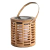 Lampa dekoracyjna outdoor koszyk brązowa 10 cm