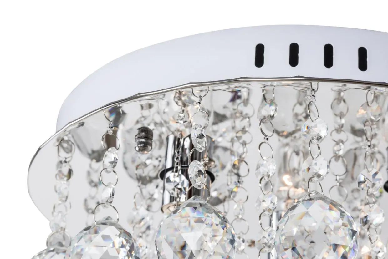Lampa glamour z wiszącymi ozdobami