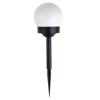 Lampa outdoorowa solarna czarna 10 cm
