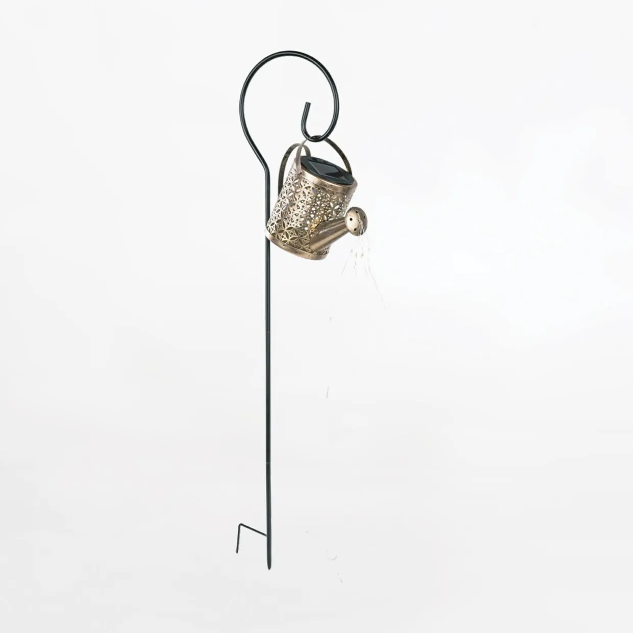Lampa outdoorowa solarna LED IP44 miedziana KONEWKA