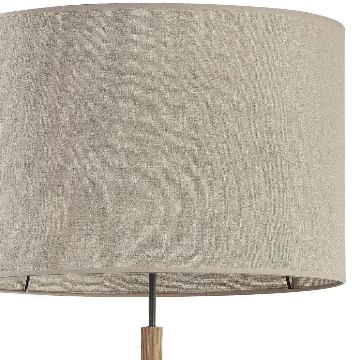 Lampa podłogowa abażur szary DEVA NATURE