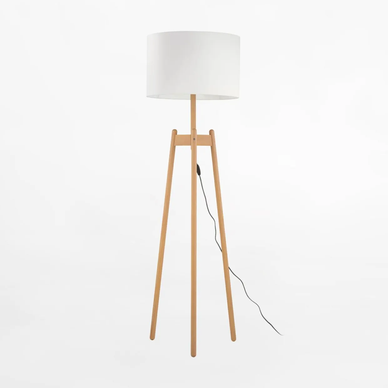 Lampa podłogowa biała PEREZ