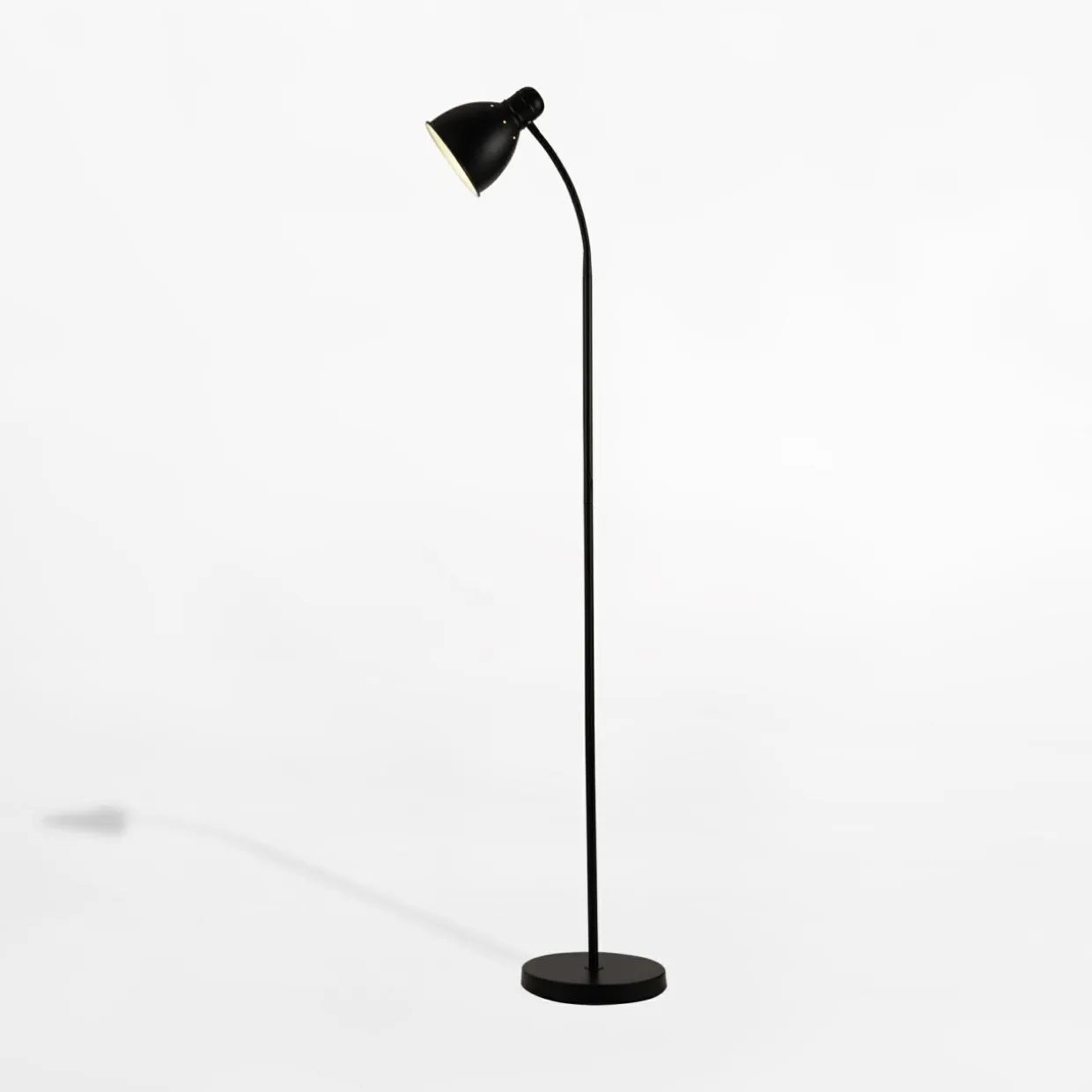 Lampa podłogowa czarna BOSCA