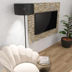 Lampa podłogowa czarna LOFT