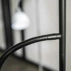 Lampa podłogowa czarna PESO