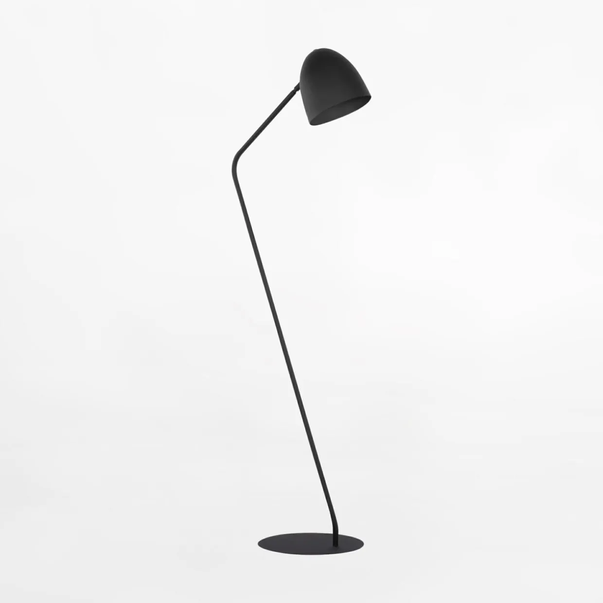 Lampa podłogowa czarna SOHO
