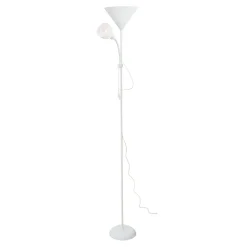 Lampa podłogowa E14 E27 podstawa biała