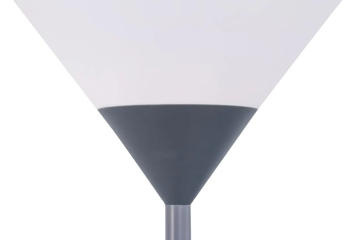 Lampa podłogowa E14 E27 podstawa szara
