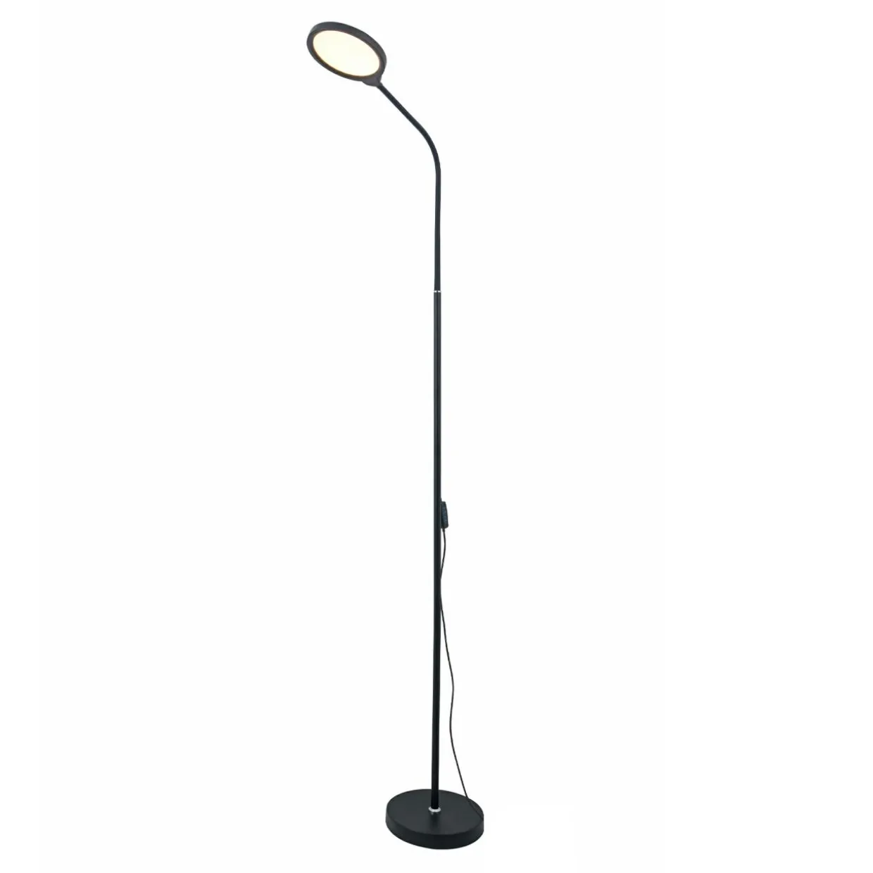 Lampa podłogowa LED nowoczesna czarna