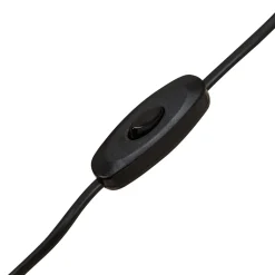 Lampa podłogowa na czarnym trójnogu JUTA