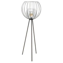 Lampa podłogowa na trójnogu czarna UNIVERSO