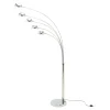Lampa podłogowa nowoczesna chrom ZODIAC