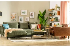 Lampa podłogowa rattanowa czarna BOHO 145 cm
