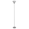 Lampa podłogowa srebrna MOREN