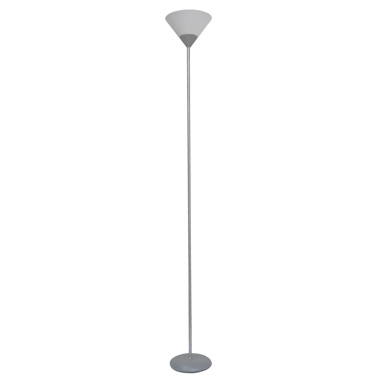 Lampa podłogowa srebrna MOREN