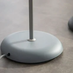 Lampa podłogowa srebrna PESO