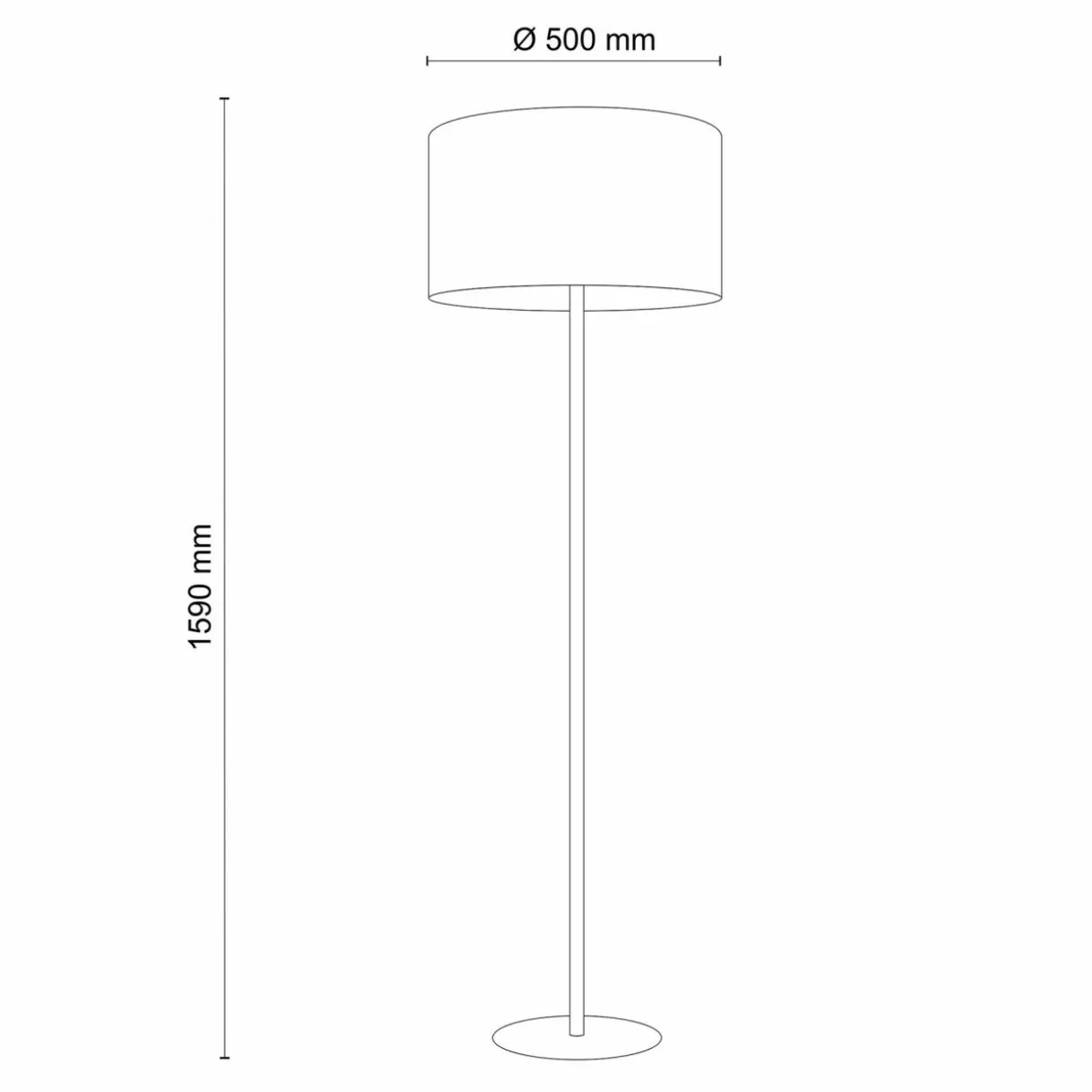 Lampa podłogowa szarozielona EARTH