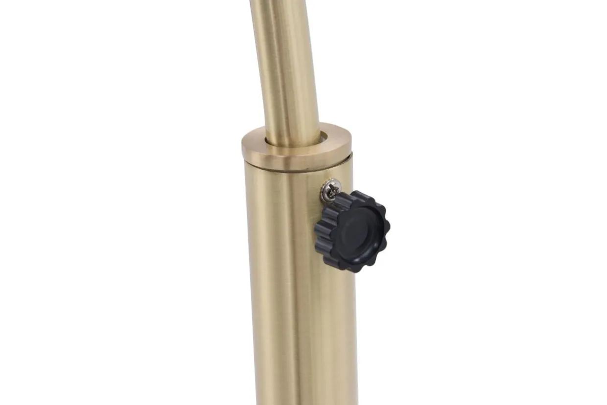 Lampa podłogowa łukowa do salonu złota SOHO