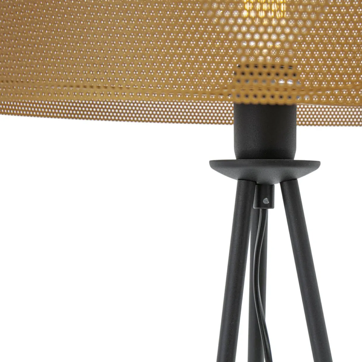 Lampa stojąca do salonu złota GALAXY