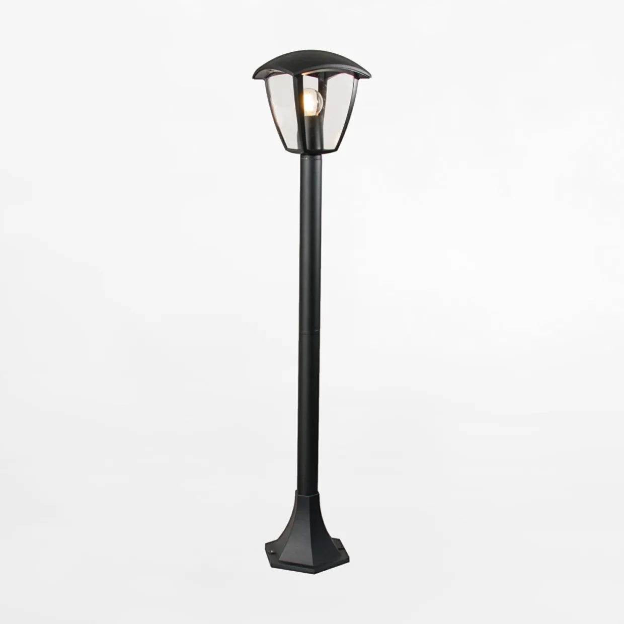 Lampa stojąca zewnętrzna LANTERN czarna