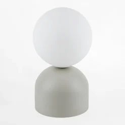 Lampa stołowa beżowa podstawa MIKI