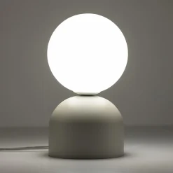 Lampa stołowa beżowa podstawa MIKI
