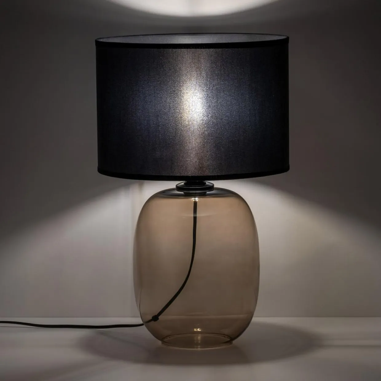 Lampa stołowa czarna MELODY