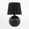 Lampa stołowa czarna SANTANA