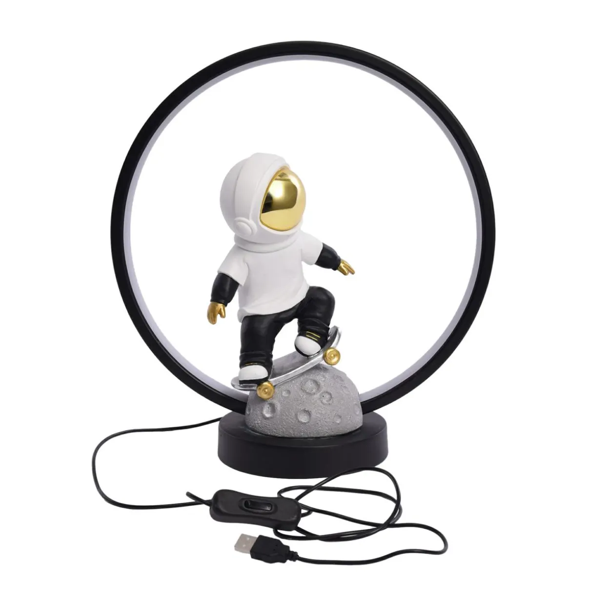 Lampa stołowa dekoracyjna LED SKATER ASTRONAUTA