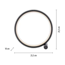 Lampa stołowa LED czarna MINI RITUS