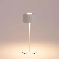 Lampa stołowa LED IP44 biała POCO