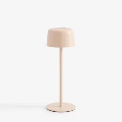 Lampa stołowa LED IP44 kremowa POCO