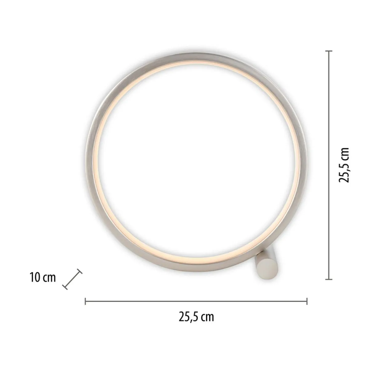 Lampa stołowa LED srebrny MINI RITUS