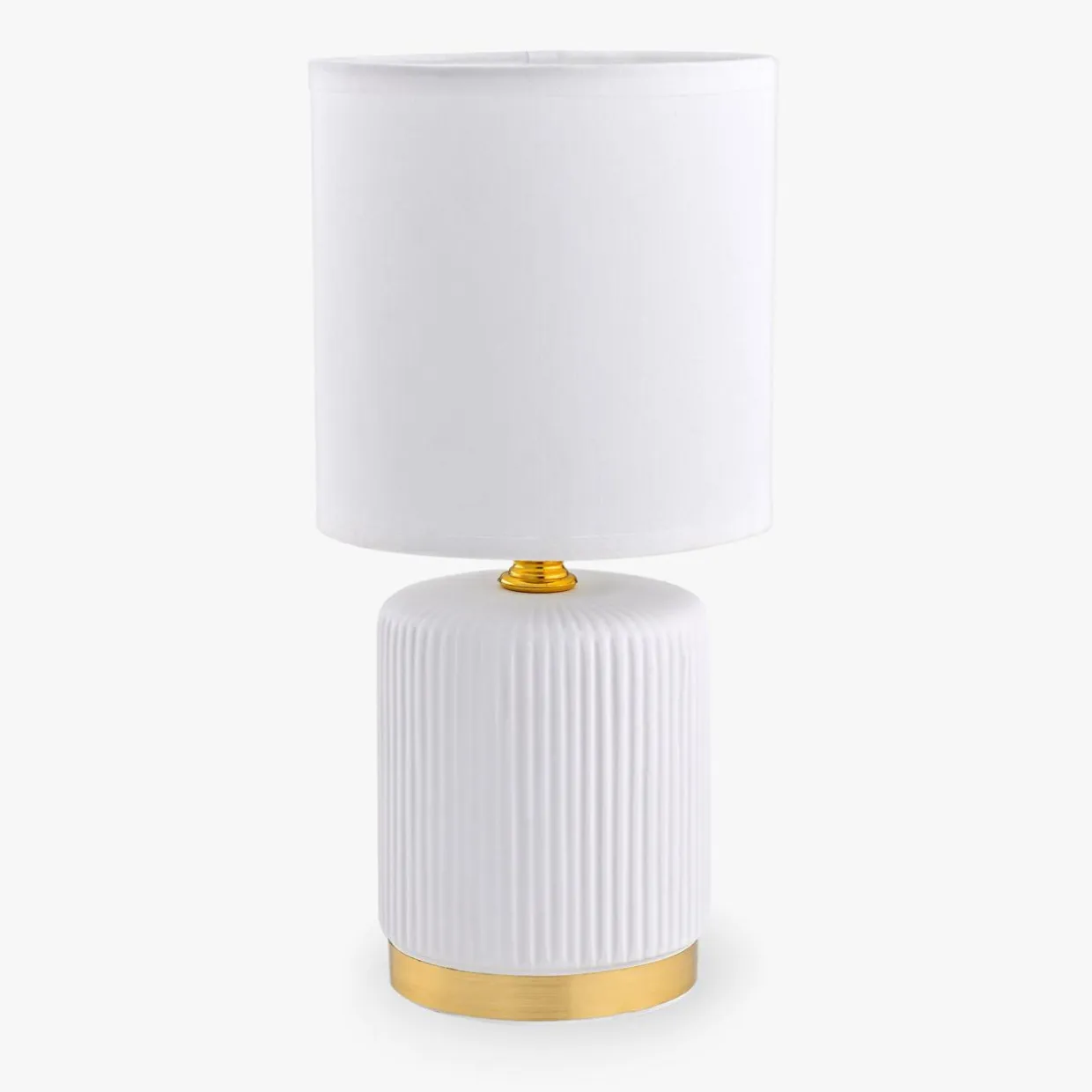 Lampa stołowa nocna biała 27,5 cm