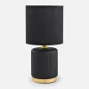 Lampa stołowa nocna czarna 27,5 cm