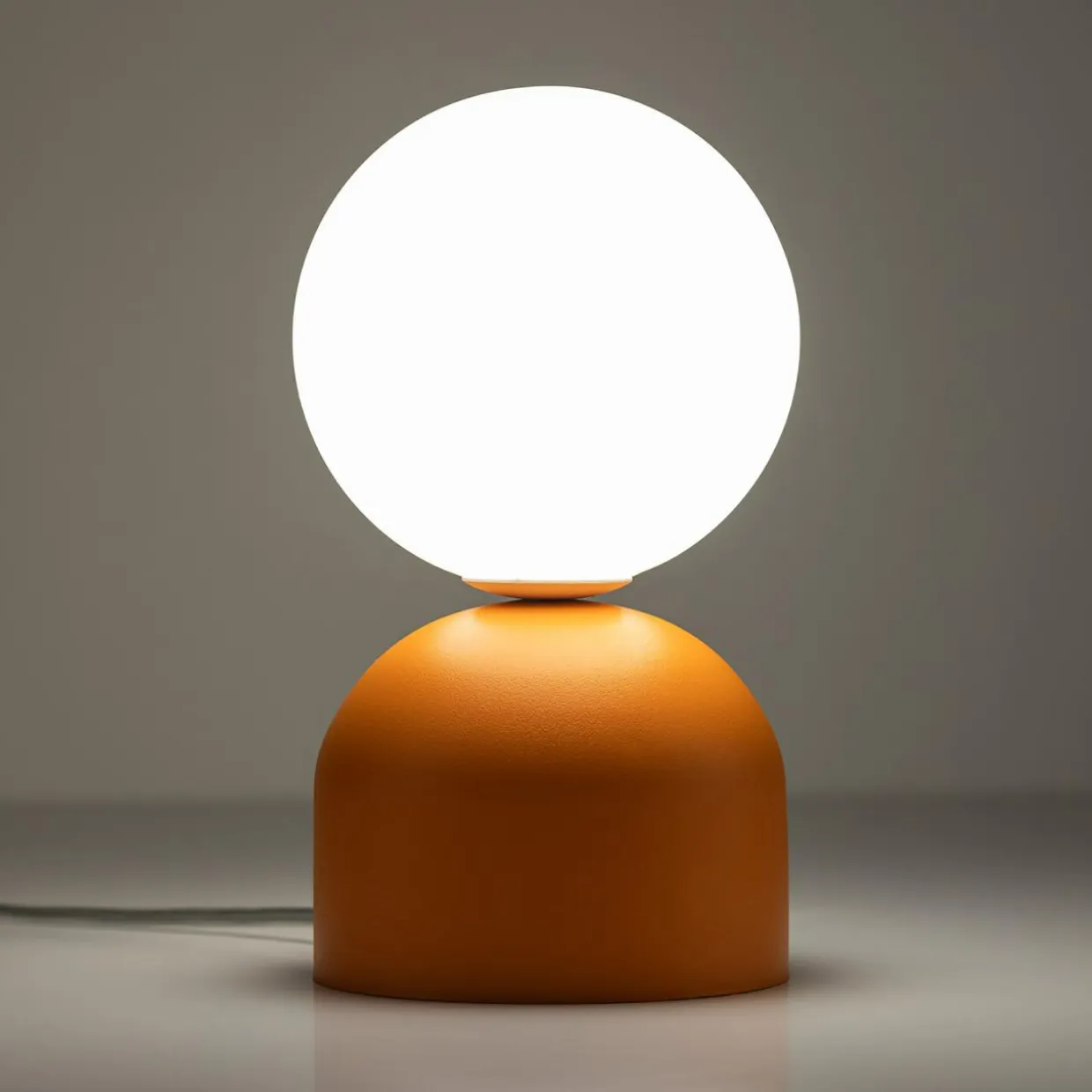 Lampa stołowa pomarańczowa podstawa MIKI