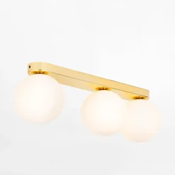 Lampa sufitowa 3 kule złota BIANCA