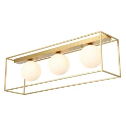 Lampa sufitowa 3 kule złota MEDIAMO