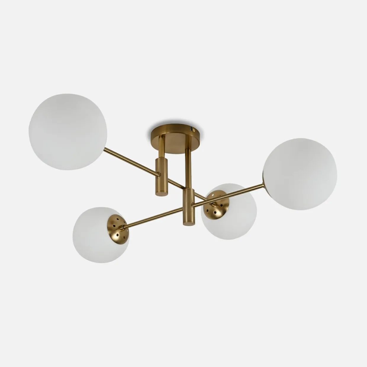 Lampa sufitowa 4 kule złota DORADO 4