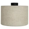 Lampa sufitowa abażur len PALON