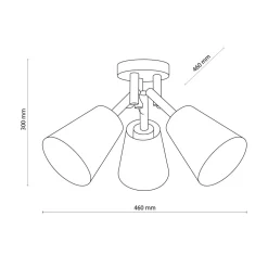 Lampa sufitowa biała VAIO 3