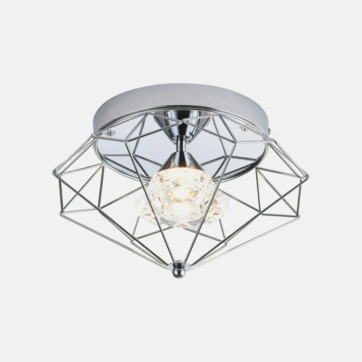 Lampa sufitowa chrom AMY