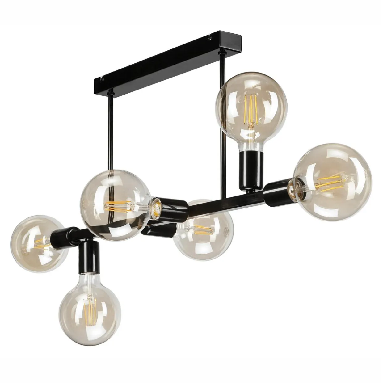 Lampa sufitowa czarna ASTRID VI
