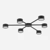 Lampa sufitowa czarna AVIA BLACK VI