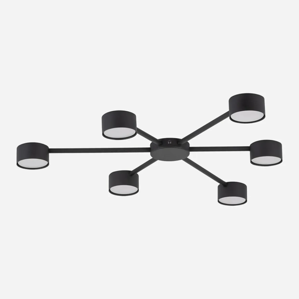 Lampa sufitowa czarna AVIA BLACK VI
