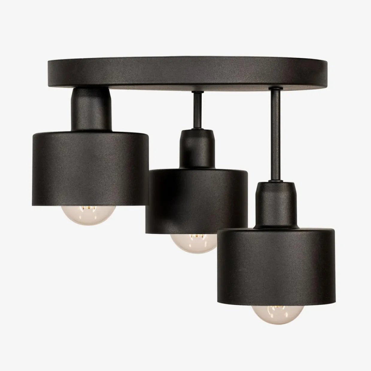 Lampa sufitowa czarna BARI 3